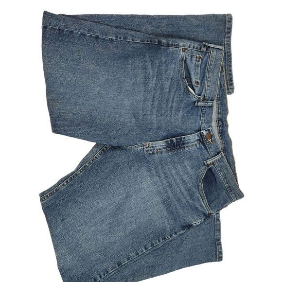 Wrangler Mens Classic Fit Jeans 36x29 Blue Denim 109TRLFSM - Picture 3 of 8